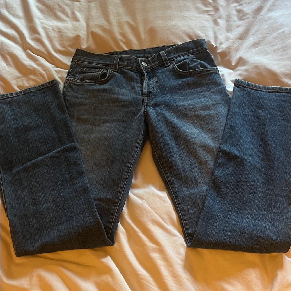 Lucky Brand Dark Blue Straight Leg Jeans